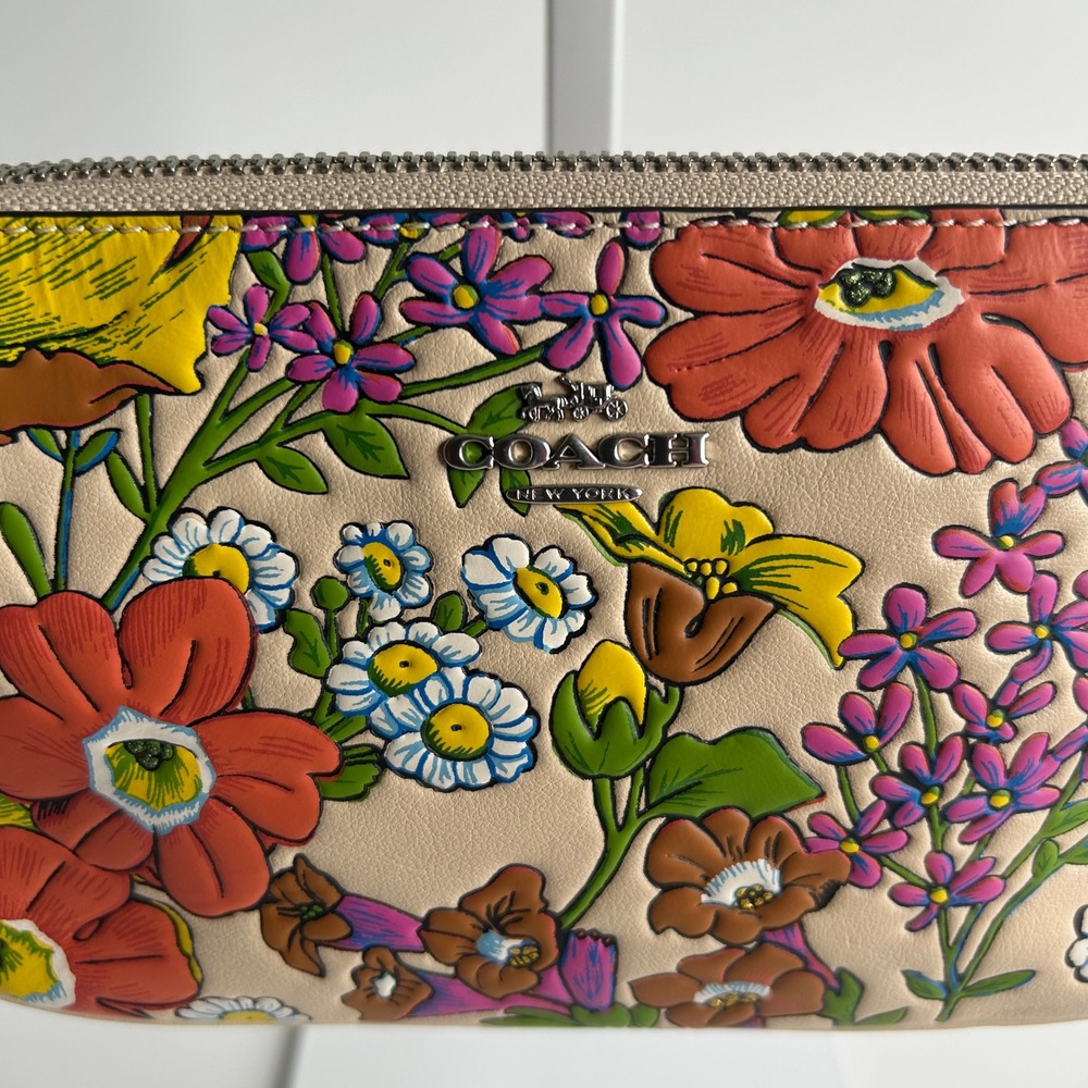 Coach Nolita 19 Shoulder Bag Floral Print Leather CR365 - Picture 2 of 9